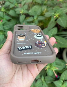 Brown Coffee Silicone Designer Case For Oneplus Nord 2T