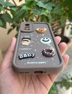 Brown Coffee Silicone Designer Case For Oneplus Nord 2