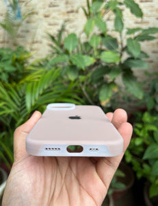 Brown Neon Silicone Superb Quality Case For Apple Iphone 15