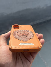 Load image into Gallery viewer, Brown Lion Engraved Luxury Designer Case For Apple Iphone 16
