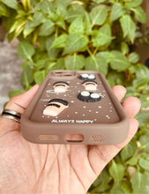 Load image into Gallery viewer, Brown Coffee Silicone Designer Case For Apple Iphone 15
