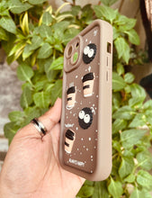 Load image into Gallery viewer, Brown Coffee Silicone Designer Case For Apple Iphone 15
