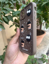 Load image into Gallery viewer, Brown Coffee Silicone Designer Case For Apple Iphone 11
