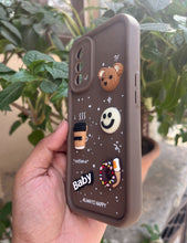 Load image into Gallery viewer, Brown Coffee Silicone Designer Case For Oneplus Nord CE
