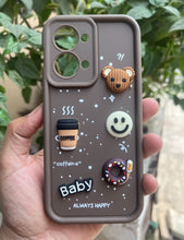Load image into Gallery viewer, Brown Coffee Silicone Designer Case For Oneplus Nord 2T
