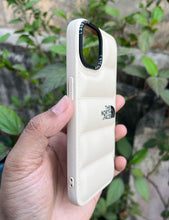 Load image into Gallery viewer, Creamy White Puff Brand Soft Silicone Case For Apple Iphone 14
