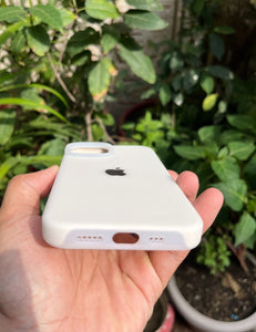 Creamy White Neon Silicone Superb Quality Case For Apple Iphone 15
