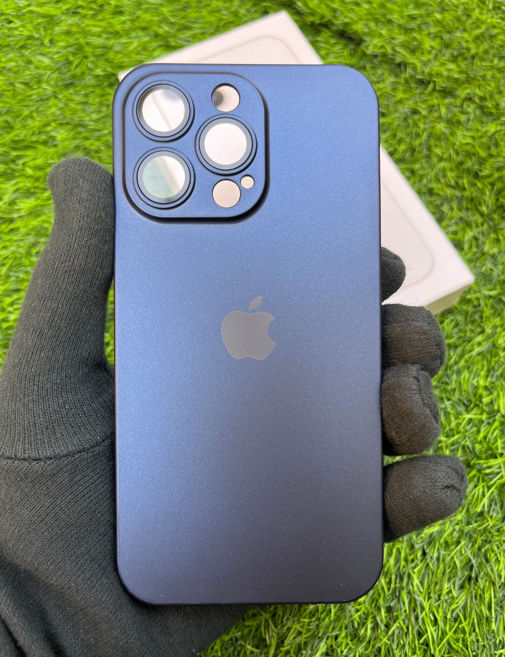Deep Blue Hard Pc premium case for Apple Iphone 14 Pro