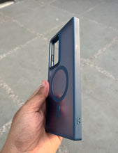 Load image into Gallery viewer, Deep Blue Matte Magsafe Case For Samsung Galaxy S23 Ultra
