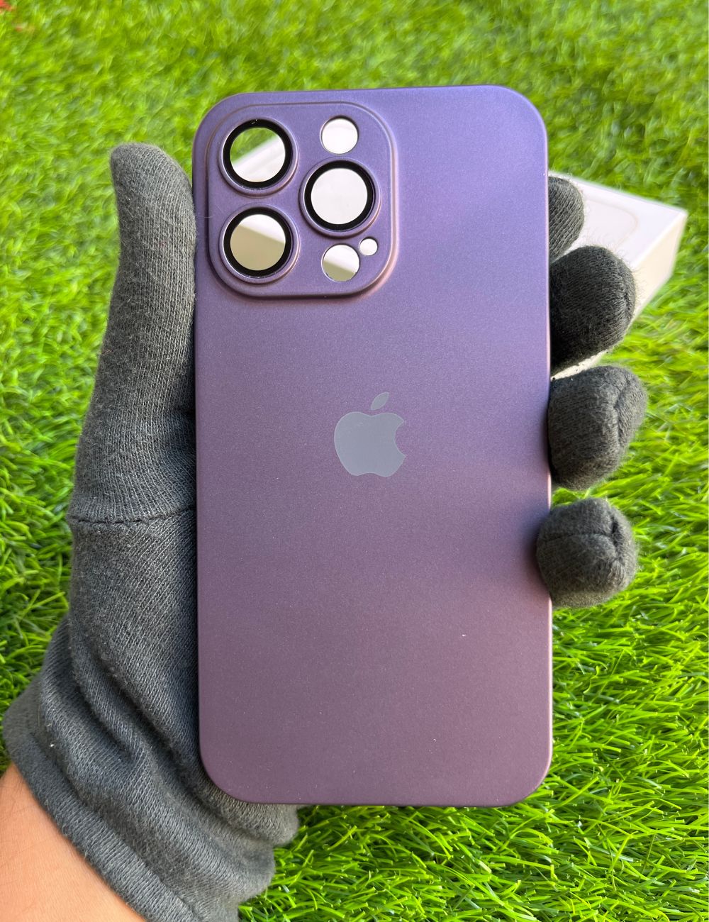 Deep Purple Hard Pc premium case for Apple Iphone 14 Pro
