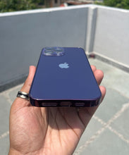 Load image into Gallery viewer, Deep Purple Electroplated Chrome Glass Lense Case For Apple Iphone 14 Pro
