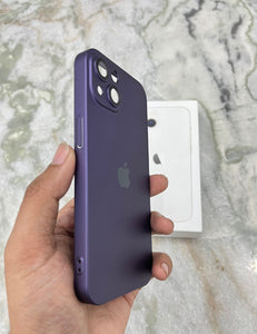 Deep Purple Hard Pc premium case for Apple Iphone 14 Plus