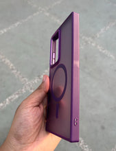 Load image into Gallery viewer, Deep Purple Matte Magsafe Case For Samsung Galaxy S23 Ultra
