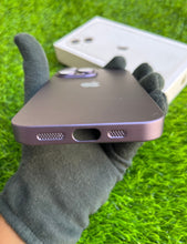 Load image into Gallery viewer, Deep Purple Hard Pc premium case for Apple Iphone 14 Pro
