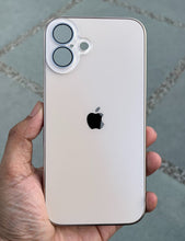 Load image into Gallery viewer, Desert Titanium Electroplated Chrome Glass Lense Case For Apple Iphone 16
