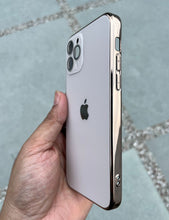 Load image into Gallery viewer, Desert Titanium Electroplated Chrome Glass Lense Case For Apple Iphone 12 Pro
