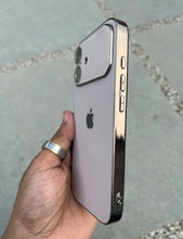 Load image into Gallery viewer, Desert Gold Electroplated Chrome Glass Lense Case For Apple Iphone 17
