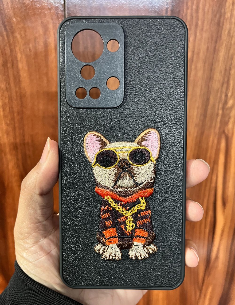 Dog Chain Embroidered premium case for OnePlus Nord 2T