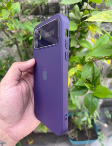 Deep Purple Silicone Auto Focus Premium Case For Apple Iphone 11