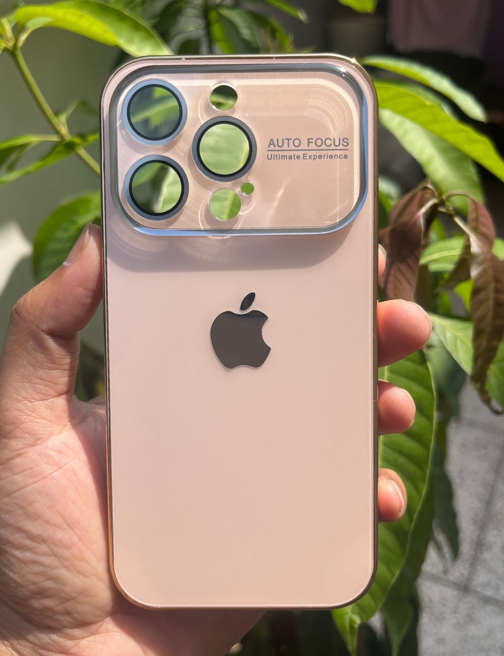 Golden Auto Focus Luxury Design Case For Apple Iphone 13 Pro