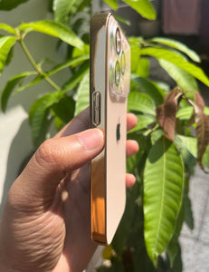 Golden Auto Focus Luxury Design Case For Apple Iphone 13 Pro Max