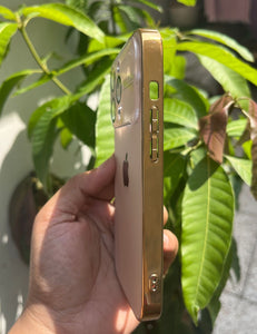 Golden Auto Focus Luxury Design Case For Apple Iphone 13 Pro Max