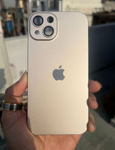 Load image into Gallery viewer, Golden Hard Pc premium case for Apple Iphone 15
