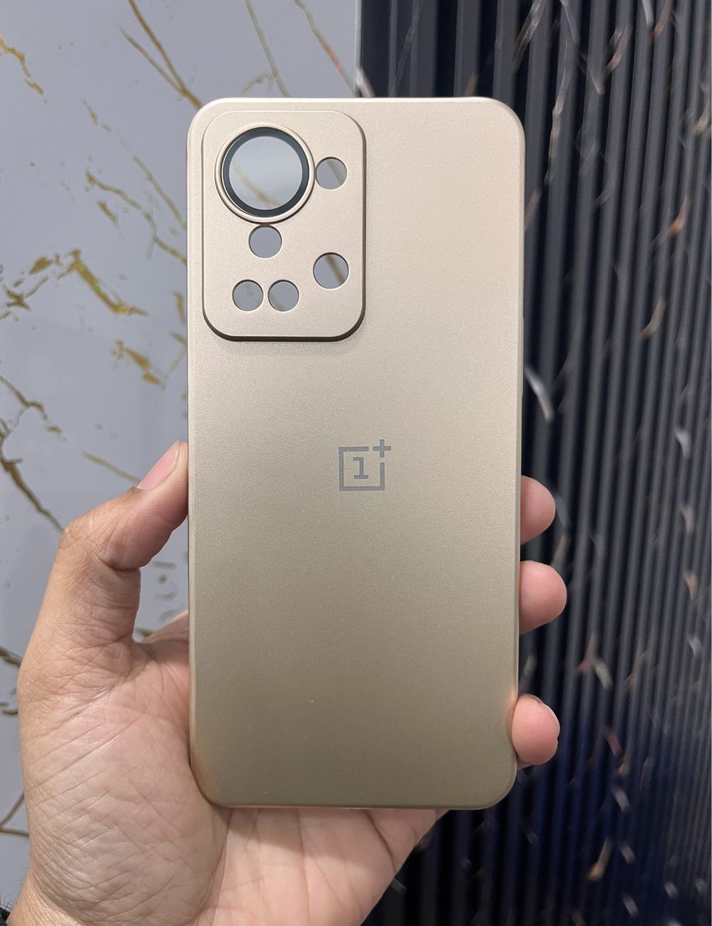 Golden Hard Pc premium case for OnePlus Nord 2T