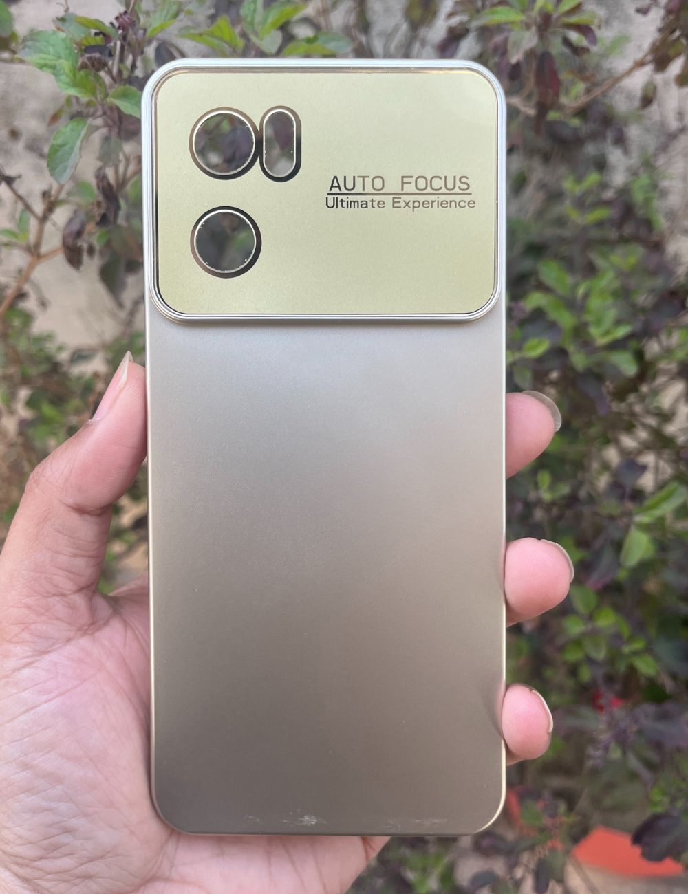 Golden auto focus soft case for OnePlus Nord CE 2