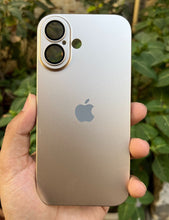 Load image into Gallery viewer, Golden Hard Pc premium case for Apple Iphone 16
