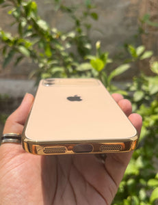 Golden Auto Focus Luxury Design Case For Apple Iphone 11