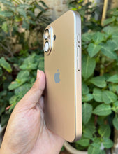 Load image into Gallery viewer, Golden Hard Pc premium case for Apple Iphone 16
