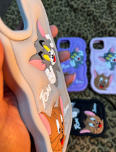 Load image into Gallery viewer, Gray T&amp;J Cartoon cute silicone case for Apple Iphone 14 Plus
