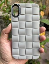 Load image into Gallery viewer, Grey Checkered wave Case For Apple Iphone XR

