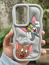 Load image into Gallery viewer, Gray T&amp;J Cartoon cute silicone case for Oneplus Nord Ce 2
