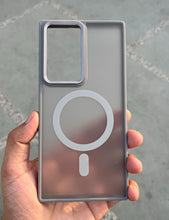 Load image into Gallery viewer, Titanium Gray Matte Magsafe Case For Samsung Galaxy S23 Ultra
