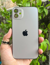 Load image into Gallery viewer, Titanium Grey Electroplated Chrome Glass Lense Case For Apple Iphone 11
