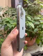 Load image into Gallery viewer, Grey Leather 2in1 Glass Lense Case For Apple Iphone 14 Pro Max
