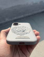 Load image into Gallery viewer, Titanium Grey Lion Engraved Luxury Designer Case For Apple Iphone 16
