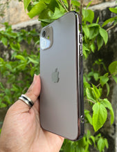 Load image into Gallery viewer, Titanium Grey Electroplated Chrome Glass Lense Case For Apple Iphone 11
