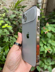 Titanium Grey 17 Series Look Inspired Case For Apple Iphone 15
