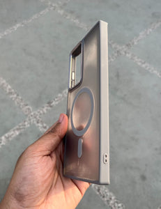 Titanium Gray Matte Magsafe Case For Samsung Galaxy S23 Ultra