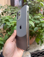 Load image into Gallery viewer, Grey Leather 2in1 Glass Lense Case For Apple Iphone 14 Pro Max
