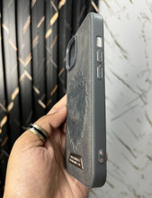 Load image into Gallery viewer, Titanium Grey Lion Engraved Luxury Designer Case For Apple Iphone 13
