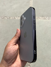 Load image into Gallery viewer, Titanium Grey Electroplated Chrome Glass Lense Case For Apple Iphone 16 Plus
