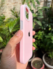 Load image into Gallery viewer, Light Pink Neon Silicone Superb Quality Case For Apple Iphone 15
