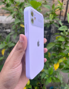 Light Purple Silicone Auto Focus Premium Case For Apple Iphone 11