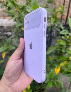 Light Purple Silicone Auto Focus Premium Case For Apple Iphone 11