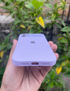 Light Purple Silicone Auto Focus Premium Case For Apple Iphone 11