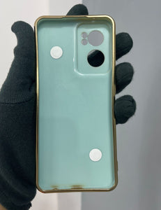 Mint Green chrome chain silicone premium case for OnePlus Nord CE 2